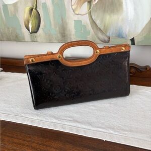 Louis Vuitton Black Vernis Roxbury bag